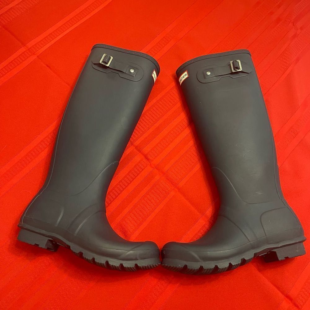 Hunter navy blue Boots